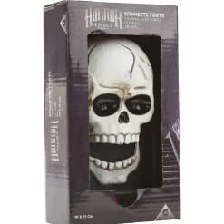 Sonnette de porte forme crâne Halloween