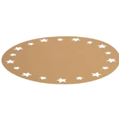 Sous assiette en carton doré x4