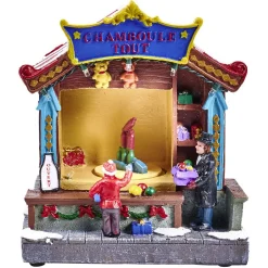 Stand de jeux de fête foraine animé lumineux musical Village de Noël