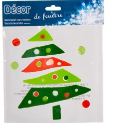 Sticker gel design sapin de Noël