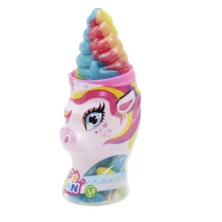 Sucette licorne avec bonbons