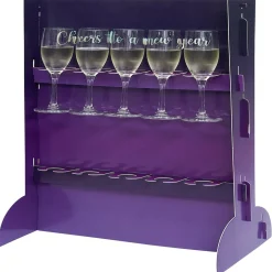 Support DIY pour flûte à champagne