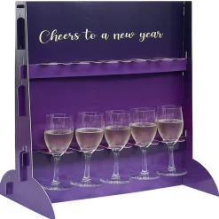 Support DIY pour flûte à champagne