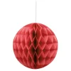 Suspension boule en papier rose