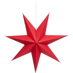 Suspension 3D étoile à suspendre pliable papier 50xH50cm
