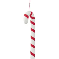 Suspension de Noël Sucre d'orge rouge et blanc H.50 cm