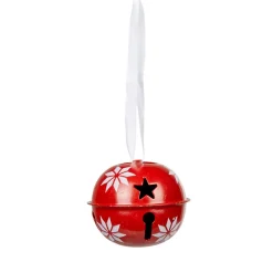 Suspension grelot rouge noël tradition