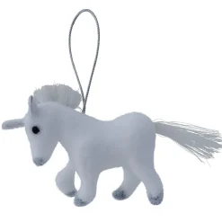 Suspension licorne blanche