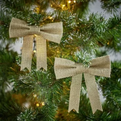 Suspension noeud lin Noël x2