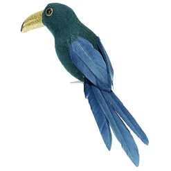 Suspension perroquet vert et bleu décoration de Noël