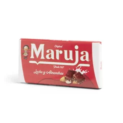 Tablette de chocolat au lait et amandes Maruja 100g