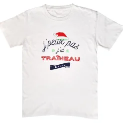 Tee-shirt de Noël imprimé amusant taille adulte