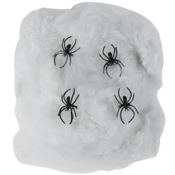 Toile Halloween avec araignée x4