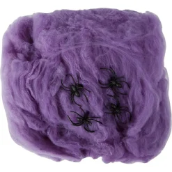 Toile Halloween avec araignée x4