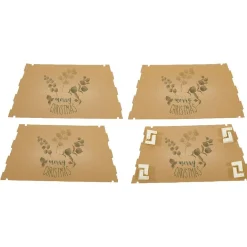 Tour de sapin motif végétal