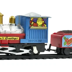 Train de Noël électrique 4 wagons