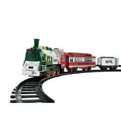 Train de Noël lumineux et musical sur rails Harvestown