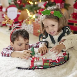Train de Noël lumineux et musical 22 pièces