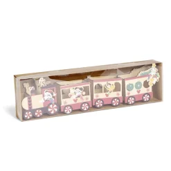 Train Disney Mickey en bois L38cm