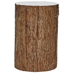 Tronc arbre mousse a poser marron