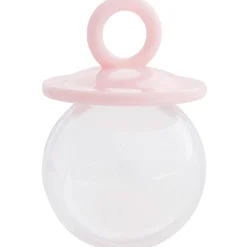 Tétine à dragées rose x3
