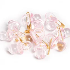 Tétine à épingler rose x10