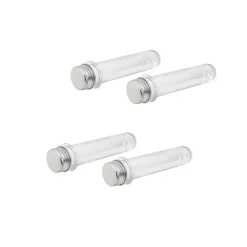Tube à essai avec couvercle x4