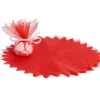 Tulle dragées rouge x20