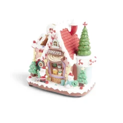 Usine à donuts animée lumineuse et musicale 22x13xH21,5cm