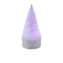Veilleuse musicale led multicolore forme sapin de Noël