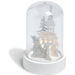 Village et clocher lumineux effet enneigé 1 LED