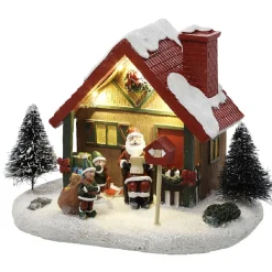 Village lumineux du Père-Noël 4 led