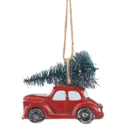 Voiture et son sapin à suspendre